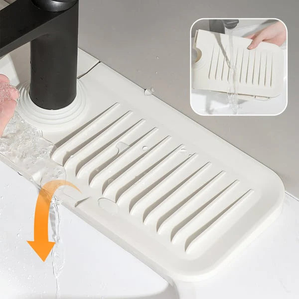 Silicon Faucet Mat โ Anti-Splash Sink Drain Mat